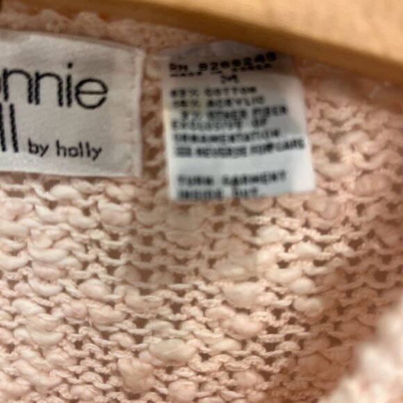 Vintage unique Bonnie and Bill dust pink with frings and pompom size medium - Picture 5 of 10